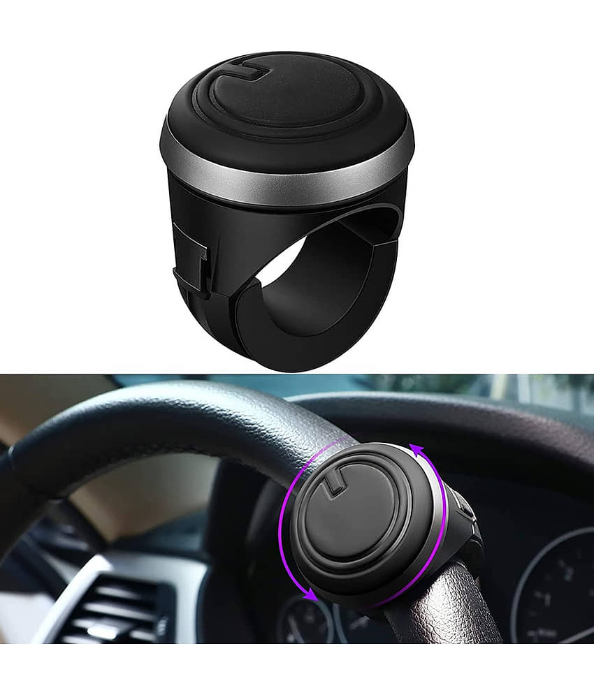 HINGOL 3R Universal Car Steering Knob for Easy Driving – Black