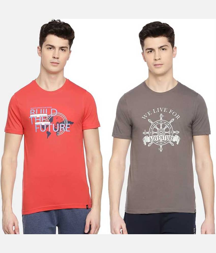 Dollar Cotton Blend Multicolor Printed T-Shirt