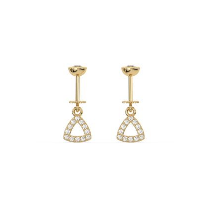 Aura Hollow - Helix Hanging - 18K Gold Plated-Screw attachment