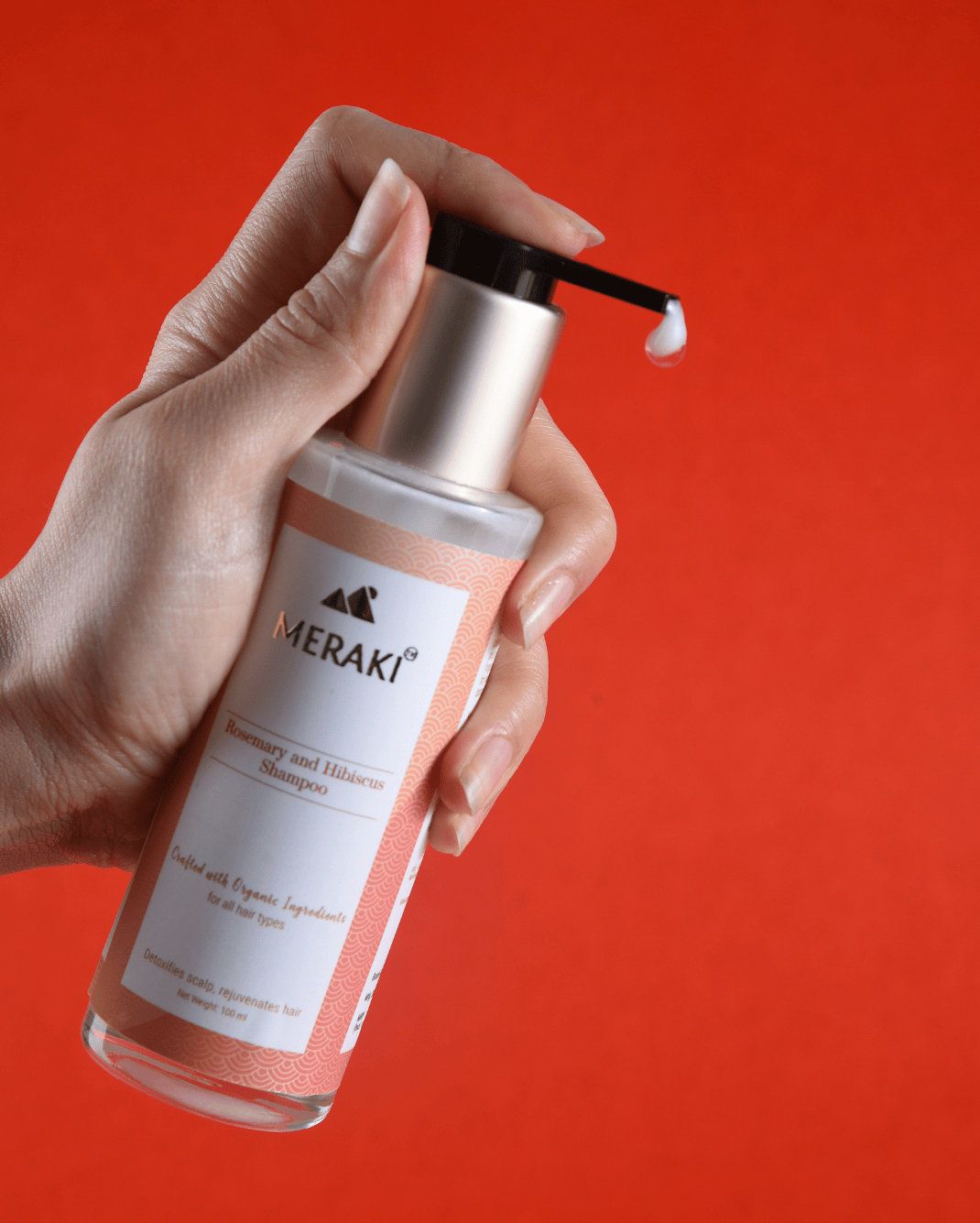 Meraki Beauty Rosemary and Hibiscus Shampoo, 100 ml