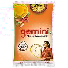 Gemini Filtered Groundnut Oil 1 LITRE
