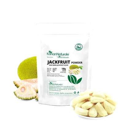 Jackfruit Powder / Raw Green Jackfruit Flour -100 gm (Size - 100gm) by Kerala Naturals