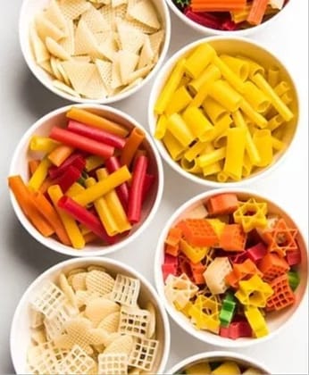 Traditional Sun-Dried Vadiyalu Fryums Assorted Shapes (250g) | Crispy & Crunchy | Ready to Fry Snack