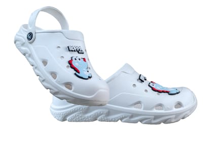 Hoppa Children White Sandal Eva (Coucci Kids A)-White / 4