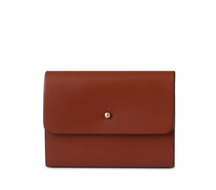 ACCORDION CARD CASE-MAROON