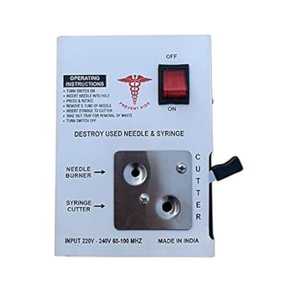 Aabha Premium Surgical Electrical Needle Syringe Destroyer Aabha Premium Surgical Electrical Needle Syringe Destroyer