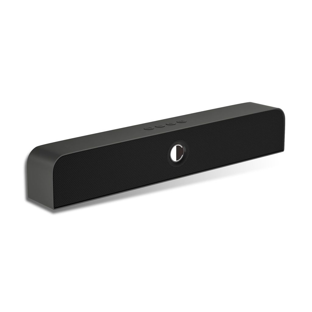 CELLECOR CLB10 20W Bluetooth Soundbar with 3D Surround Sound |Bluetooth 5.2v | FM Radio | Multiple Connectivity | Black