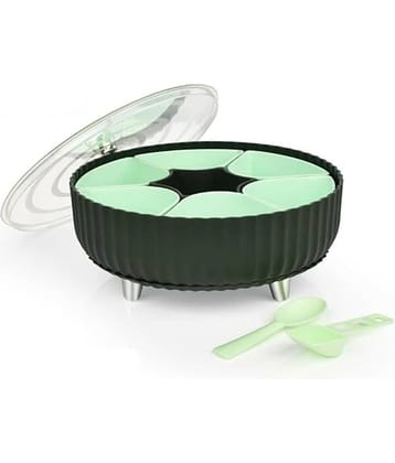 Analog Kitchenware Food/Masala/DryFruit Plastic Green Spice Container ( Set of 1 )