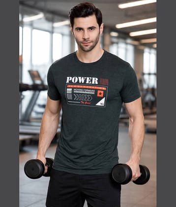 RF RAVES - Olive Polyester Regular Fit Men's T-Shirt ( Pack of 1 )