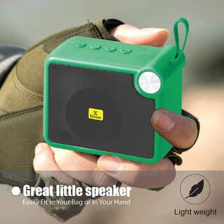 TP TROOPS HIGH BASS SOUND SPLASHPROOF WOOFER FOR DEKSTOP WITH SD,AUX SLOT 48 W Bluetooth Speaker - Green