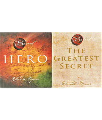 Combo 2 THE GREATEST SECRET AND HERO TWO GREAT BOOKS SET- BY RHONDA BYRNE.