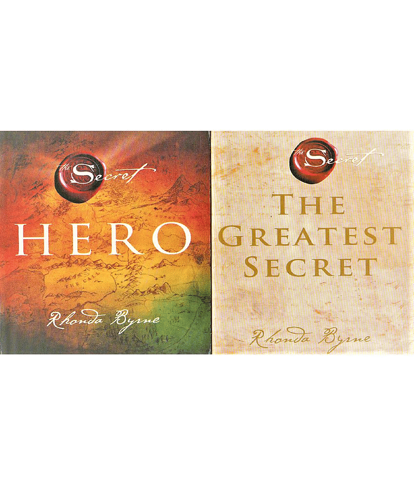 Combo 2 THE GREATEST SECRET AND HERO TWO GREAT BOOKS SET- BY RHONDA BYRNE.