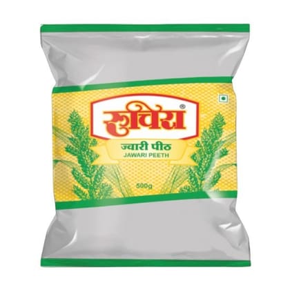 Ruchira Jowar Peeth (500g) | Sorghum Millet Flour | Heart Healthy & Gluten-Free Atta