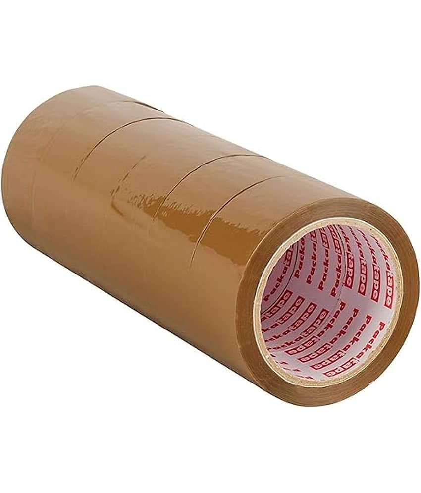 Eclet Brown Single Sided Packing Tape ( Pack of 6 )