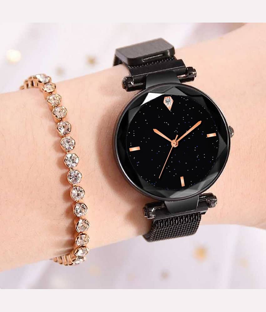 Trex Black Metal Analog Womens Watch