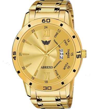 Abrexo Gold Stainless Steel Analog Men's Watch
