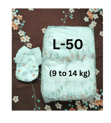 Baby Diaper - Pack of 50 | Premium Quality | Leak-proof Protection Baby Diaper - Pack of 50 | Premium Quality | Leak-proof Protection