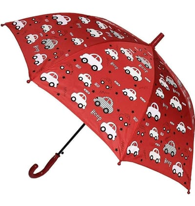 Color Changing Umbrella for Kids Magic Umbrella for Kids (Red Car)