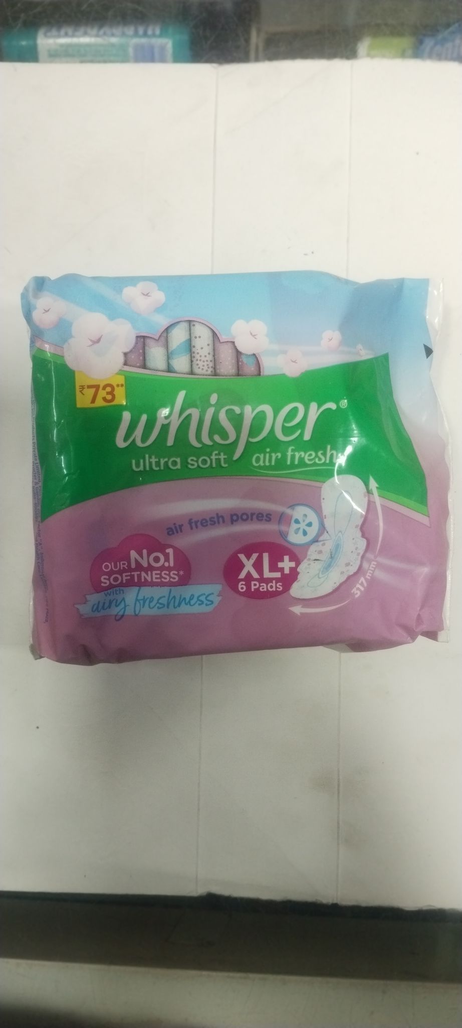 Whisper ultra soft air fresh XL +