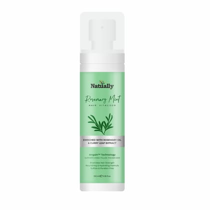 Natually Rosemary Mint Hair Vitalizer | Promotes Hair Strength Nourishing & Hydrating | 100ml