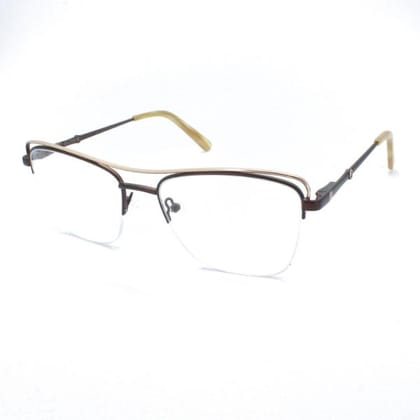Lensoz Elite X Luxe Half Rim - Narrow - Copper Brown