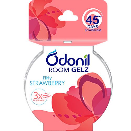 Odonil Nature Room Freshening Gel - Flirty Strawberry, 75 g