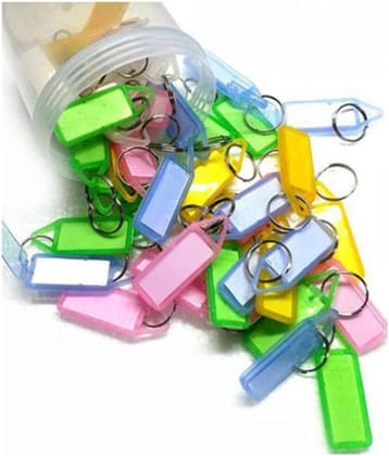 GRD Enterprises Assorted Key Tag Keychain Pack Of 50 Key Chains