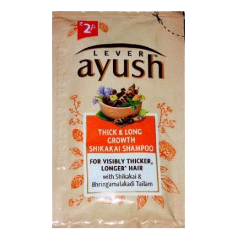 Ayush Hair Shampoo Thick & Long Growth Shikakai 5.5ml