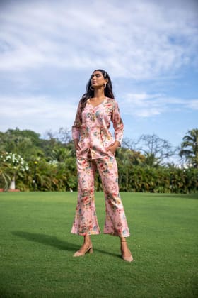 Preety Pink Co-Ord Set-XS