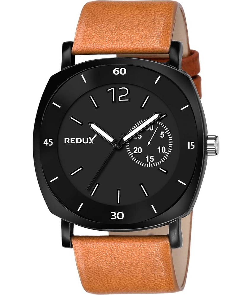 Redux - Brown Leather Analog Men's Watch