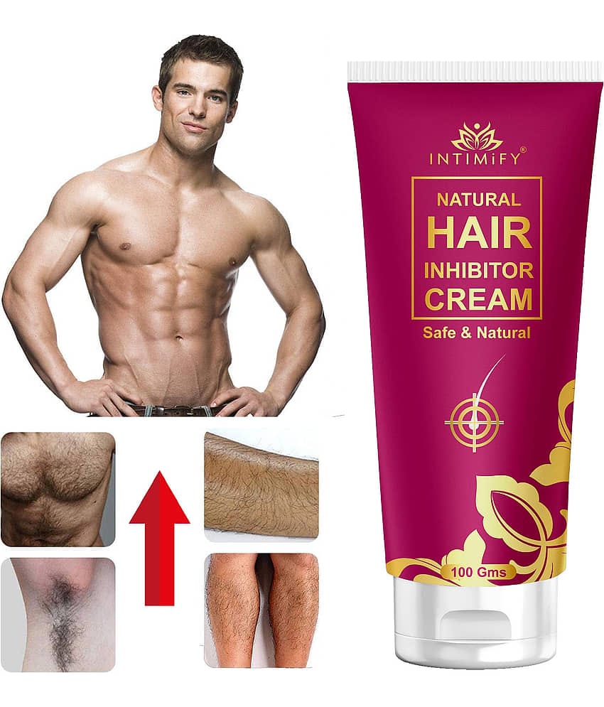 Intimify Hair Inhibitor Cream, Hair Removal Cream, Hair Removal Powder for Men & Women 100 gms