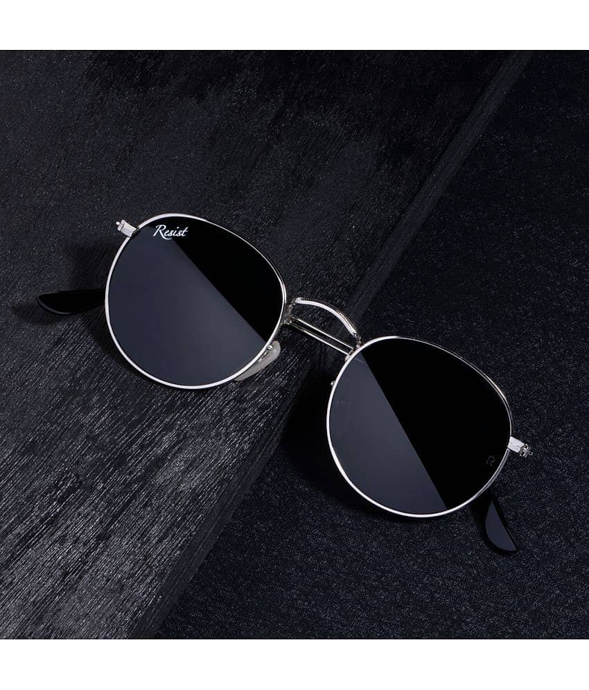 RESIST EYEWEAR Silver Round Sunglasses ( Pack of 1 )