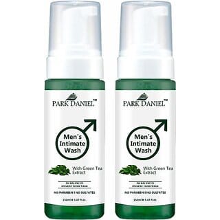 PARK DANIEL Men's Intimate Wash Maintain Ph Balance with Green Tea Extract Pack 2 of 150ML (2 x 150 ml)