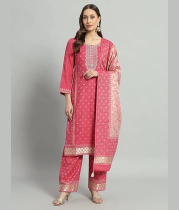 SAFAA Unstitched Woollen Self Design Dress Material - Red ( Pack of 1 )