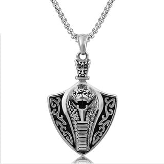 Snake Face Pendant with chain