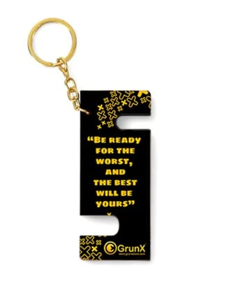 Pushpa - Keychain Stand For Smartphones With Life Quotes # 5