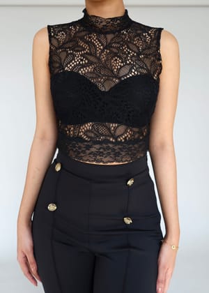 Lace Net Top-XXS / Sleeveless