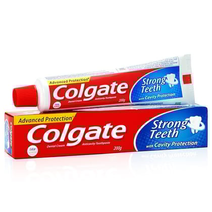 Colgate Toothpaste Dental Cream Strong Teeth - 200G (Pack Of 2)