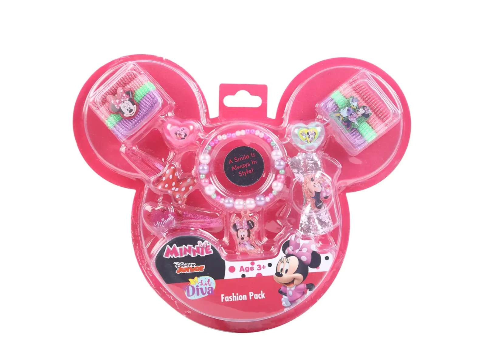 Li'l Diva Minnie Mouse Fashion Accessories Set For Girls 3 Years And Above