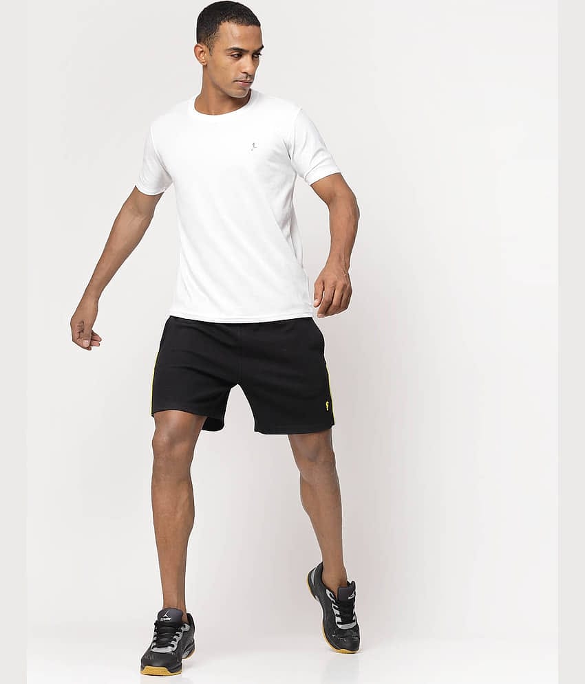 EPPE Black Polyester Men's Shorts ( Pack of 1 )