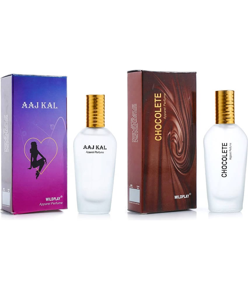 Chocolate Perfume 25ml 1pc. and Aajkal Perfume 25ml 1pc.