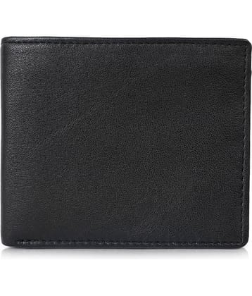 CIMONI Black Leather Men's Two Fold Wallet ( Pack of 1 )