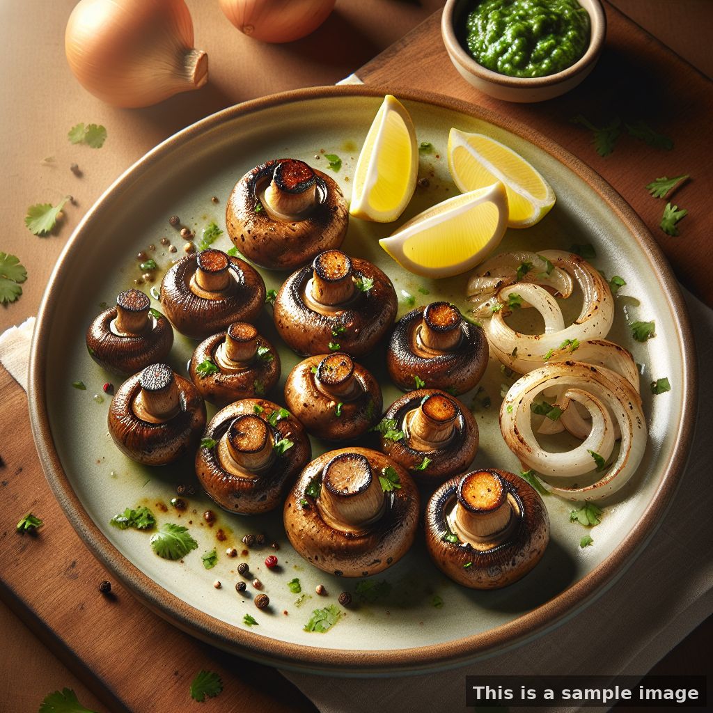 Mushroom Kali Mirch Tikka