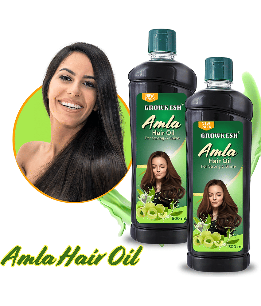 Growkesh Damage & Repair Amla Oil 500 ml ( Pack of 2 )