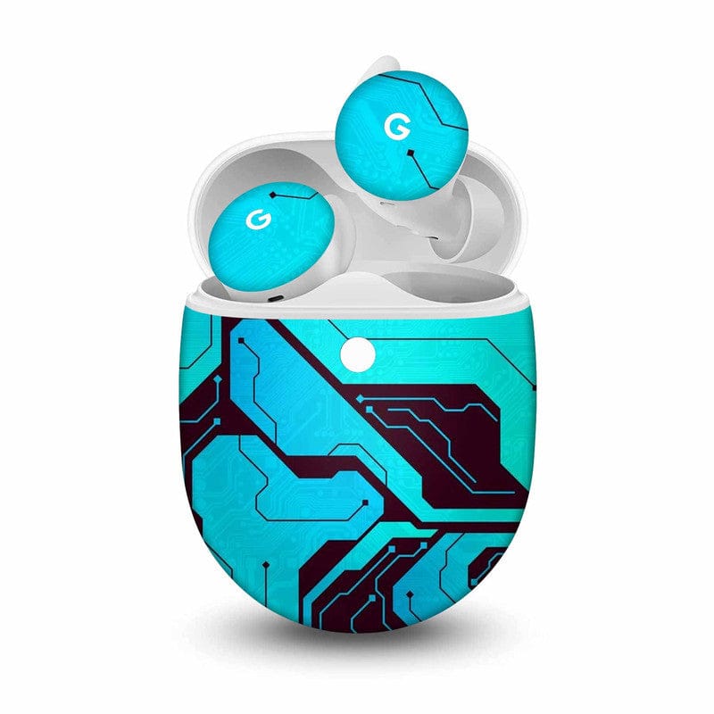 Cyber Circuit Google Pixel Buds Skin
