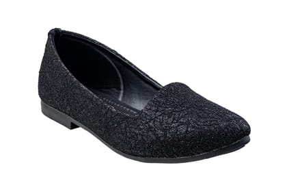 Trendz Ladies Black Shoe-Black / 4