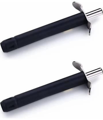 MAGICSPOON Black Stainless Steel Kitchen Gas Stove Lighter ( Pack of 2 )