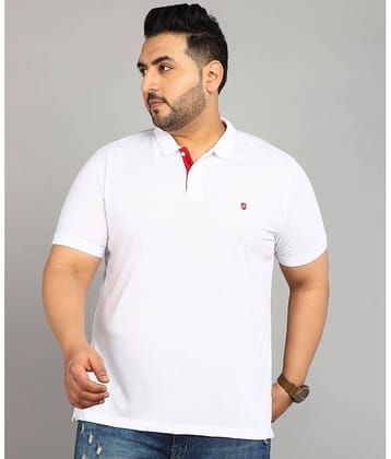 XFOX Pack of 1 Cotton Regular Fit Solid Half Sleeves Men's Polo T Shirt ( Red )