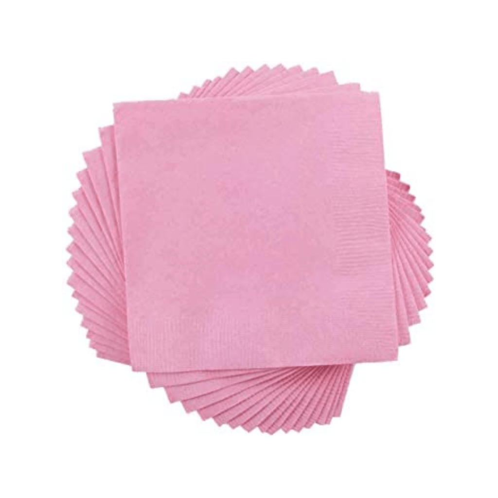 Light Pink Paper Napkins - 20PC - Party and Festive Needs | Buy online on ZillyBuy