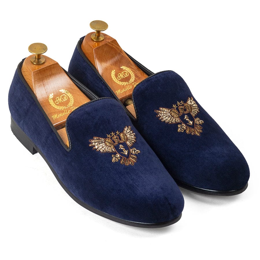 The Falcon Slipons (Navy)-EU 41 / UK 7 / Navy